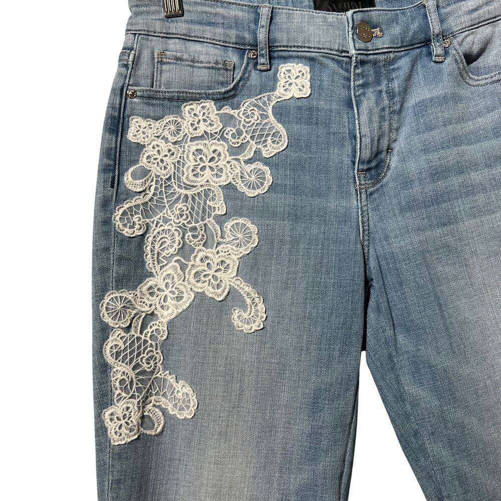 White House Black Market Mid Rise Girlfriend Everyday Soft Jeans | Womens Size 4 - Picture 3 of 15